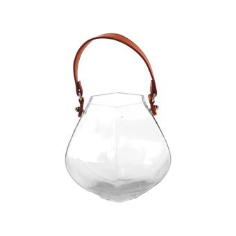 Ваза "Bucket" (стекло), 12х8хH15 см Прозрачный с доставкой по Астане