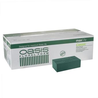 Кирпич флористический "Classic", 23x11xH8 см, набор (35 шт), Oasis Зеленый с доставкой по Астане