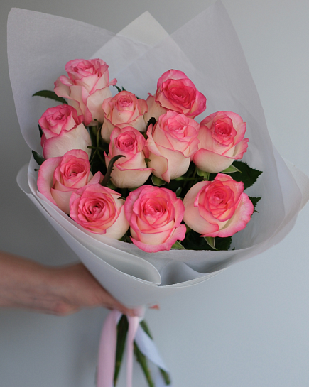 Букет из 11 роз Джумилия с доставкой по Астане