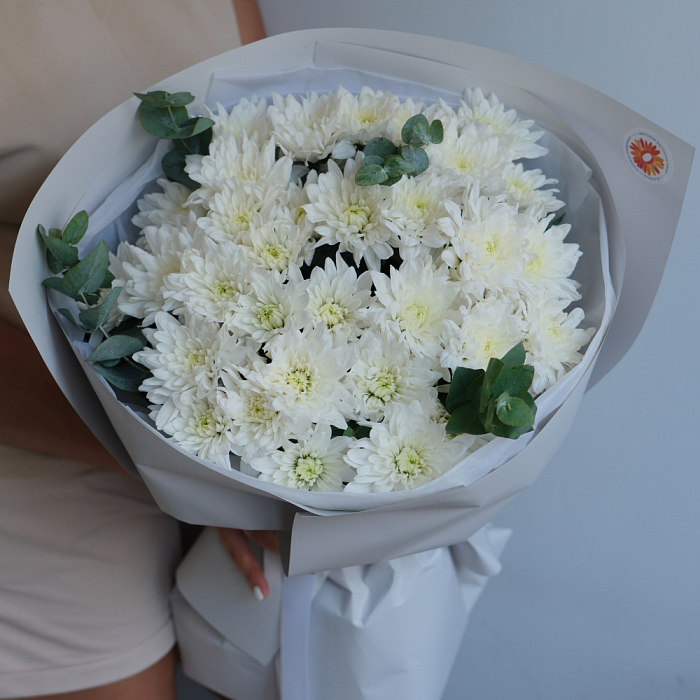 Букет из 11 хризантем