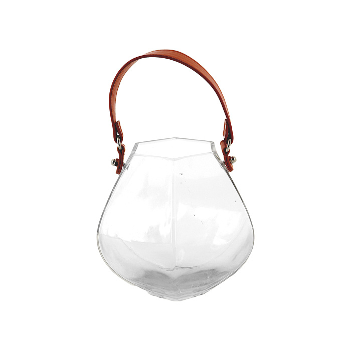 Ваза "Bucket" (стекло), 12х8хH15 см Прозрачный