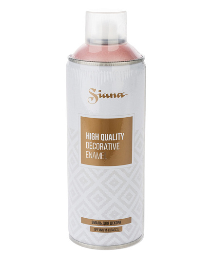 Краска-спрей матовая "Siana high quality", 0,52 л Жемчужный- Розовый с доставкой по Астане