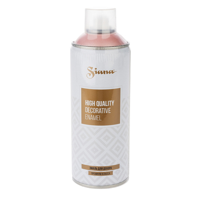 Краска-спрей матовая "Siana high quality", 0,52 л Жемчужный- Розовый